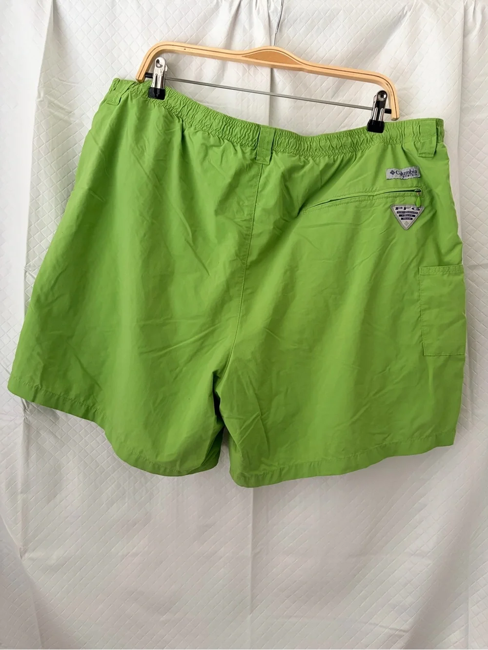Columbia Lime Green Men's Swim Trunks